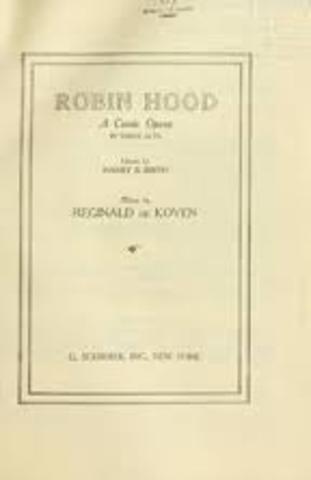 First appearance of Robin Hood in literature