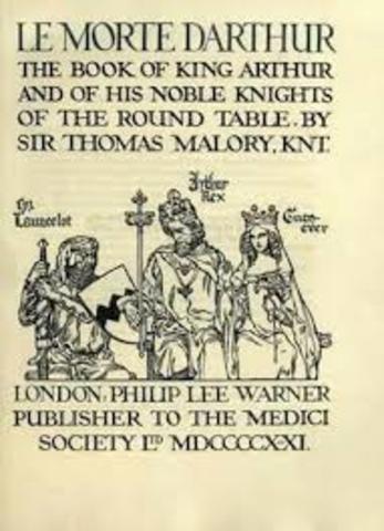 First printing of Le Morte d’Arthur