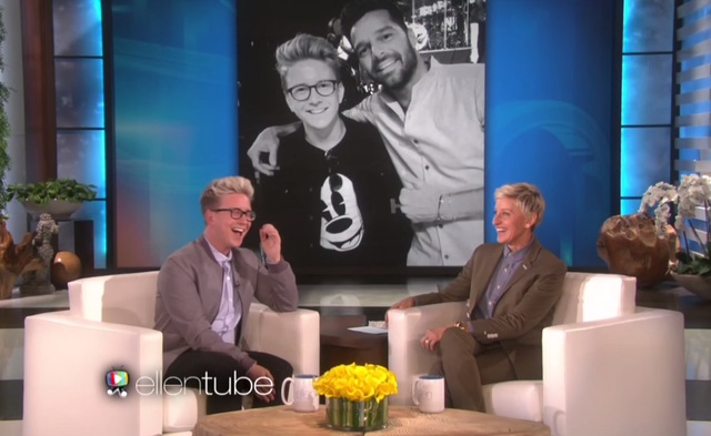 Apareció en Ellen Show