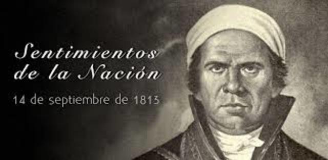 sentimientos de la nacion