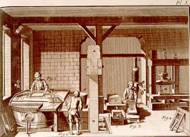 1150 Paper is mass produced in Spain