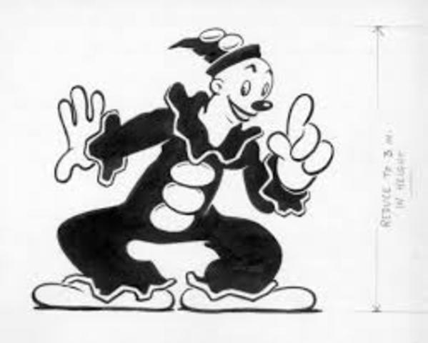 Koko the clown, created by max and dave. a device that allowed for animation to be more lifelike by tracing motion picture footage of human movement.