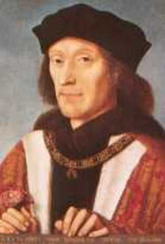 Frist Tudor King, Henry VII, is crowned