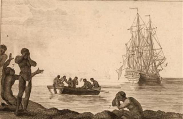 Slave Ship Mary Arrives to Africa