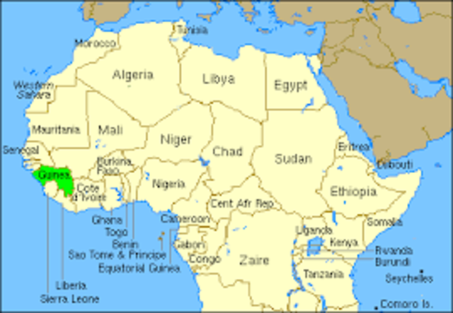 Arriving in West Africa