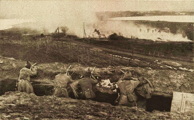Battle of Bolimov. First German use of chemical weapons.