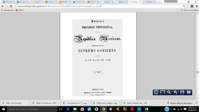 Estatuto Orgánico Provisional de la República Mexicana