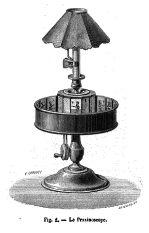 Pranxinoscope was invented in France