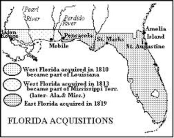Florida 1813 and 1819
