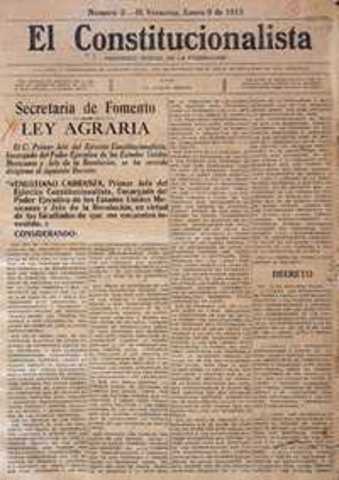 Ley Agraria y del petroleo