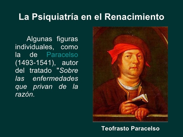 Renacimiento "Revolución de la salud mental"