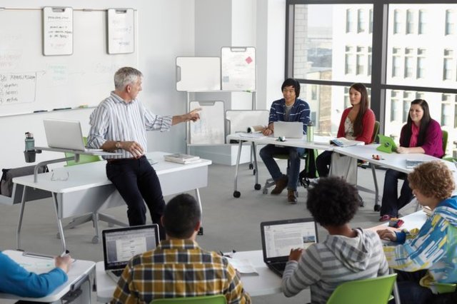 Classrooms are locations for collaboration, discussion, research & development, refinement, and publication