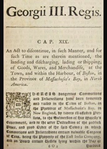 The Intolerable Acts