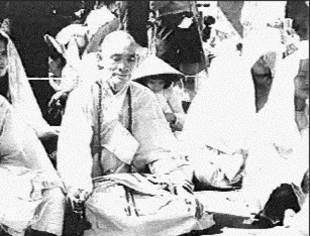 Buddhist Monk Sets Himself On Fire