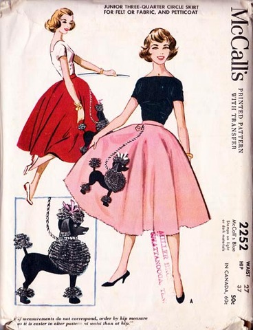 Poodle skirt designed