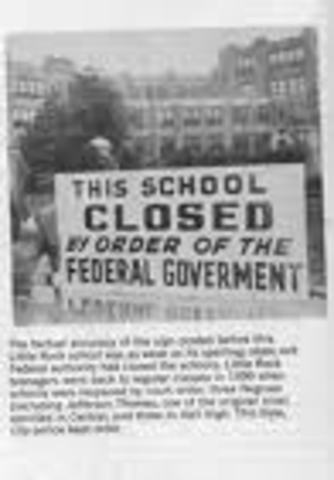 Federal court rules school closing as unconstituational