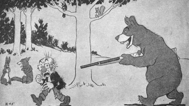 "Colonel Heeza Liar in Africa" created by John Bray