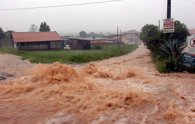 Enchentes  em Santa Catarina