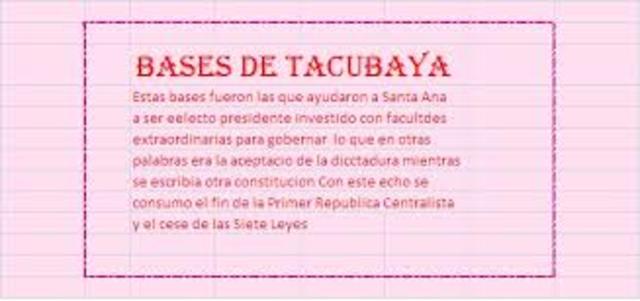 Bases de Tacubaya.