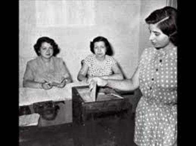 DERECHO AL VOTO FEMENINO