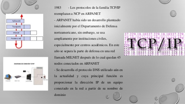 desarollo del protocolo TCP/IP
