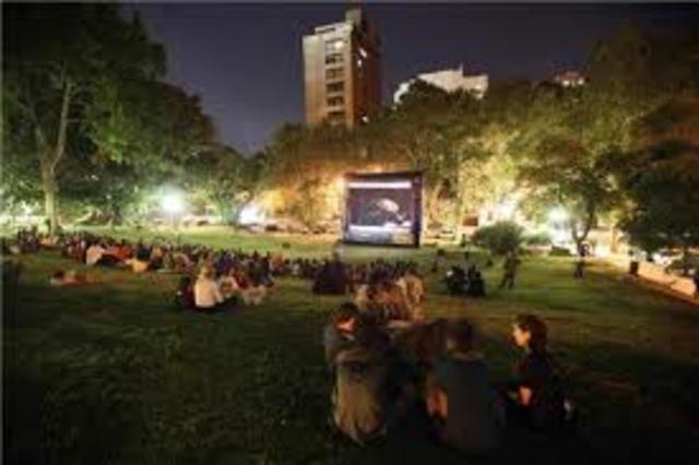 Exhibición primera película.