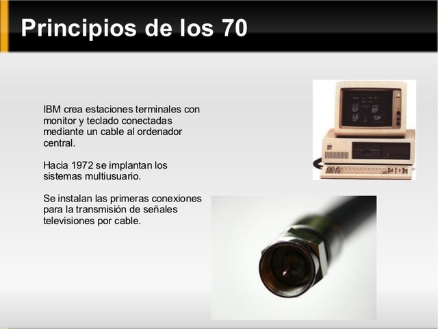 IBM Primeros terminales