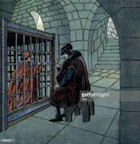 King louis XVI said to be a prisioner