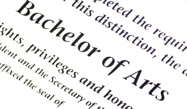 Receives B.A. at Erfurt