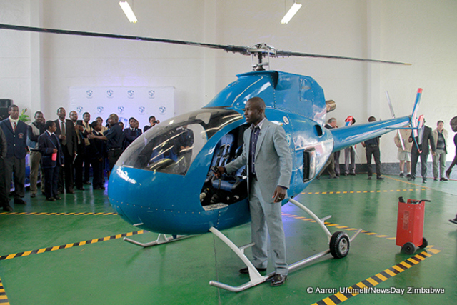 Electric helicopter invented by Pascal Chretien