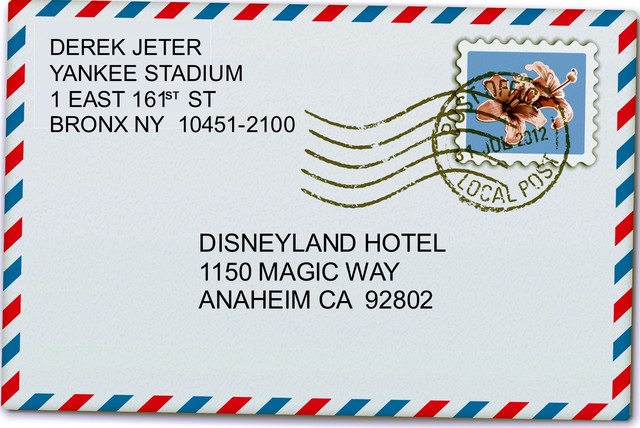 1st fact sending a letter