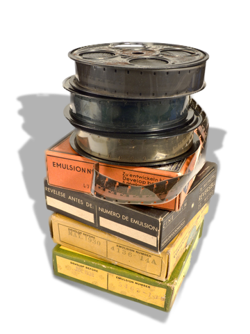 edison’s use of 1 1 / 2 - inch film in his vertical-feed motion picture camera establishes the basis for today's standard 35mm commercial film gauge.