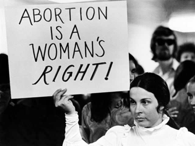 Abortion legalized in the US