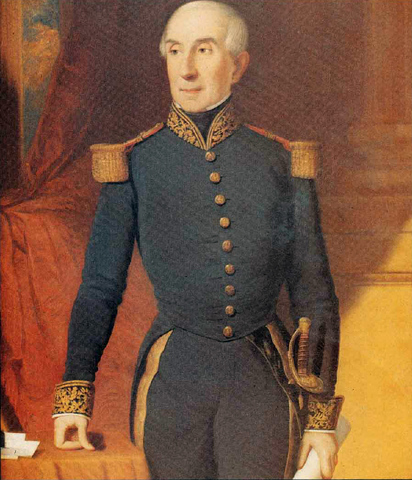 Manuel Blanco Encalada desembarca en Iquique