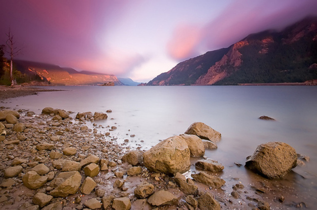 Sailing down the Colubia River