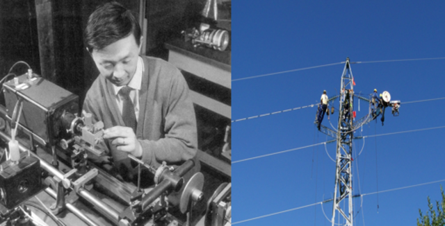 Uso de la  fibra óptica para conversaciones telefónicas.