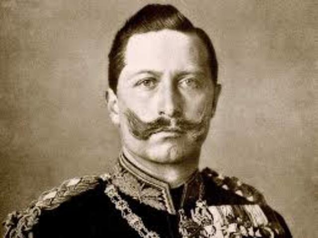German Kaiser Wilhelm II flees