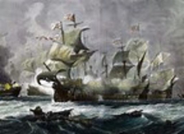 spanish armada defeated