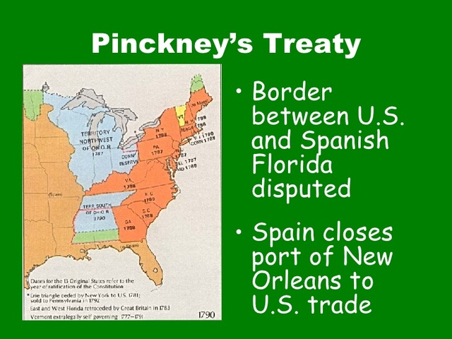 Plickney's Treaty With Spain