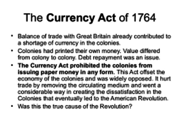 Currency Act