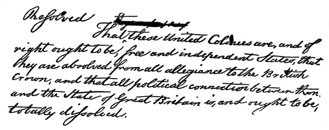 Resolution of Independence