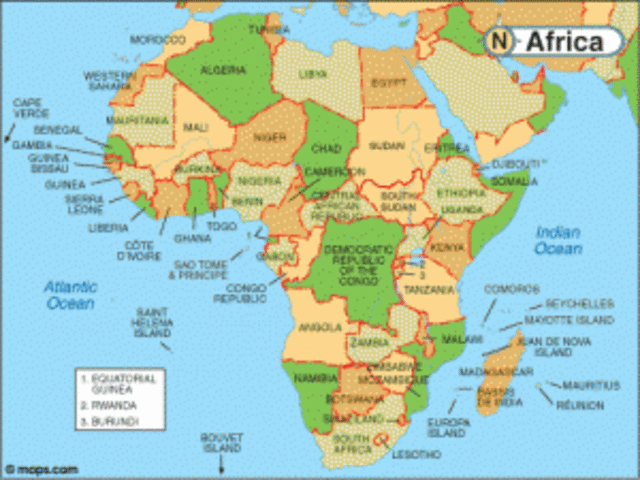 new nations in Africa