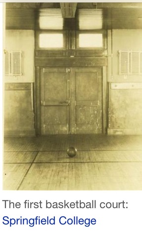 The first Basketball game