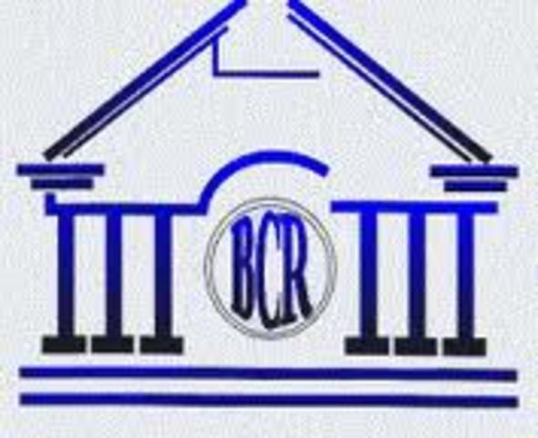 CREACION DEL BANCO CENTRAL DE RESERVA---REVISION DEL SISTEMA CREDITICIO SALVADOREÑO.