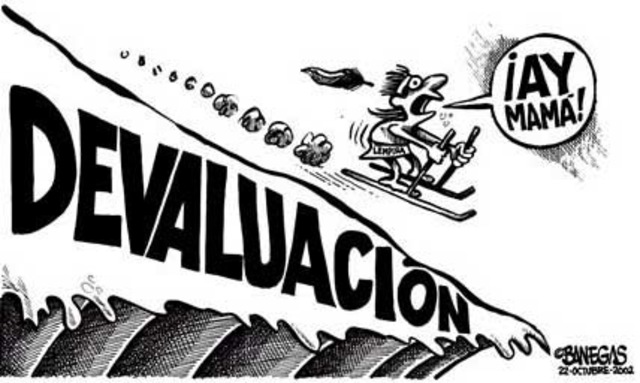 La devaluación con López Portillo.