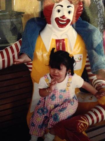 Mi 3er año de vida, en mi fiesta de mcdonalds.