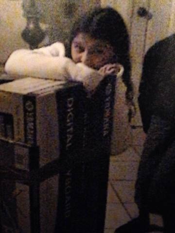 A mis 11 años, en navidad.