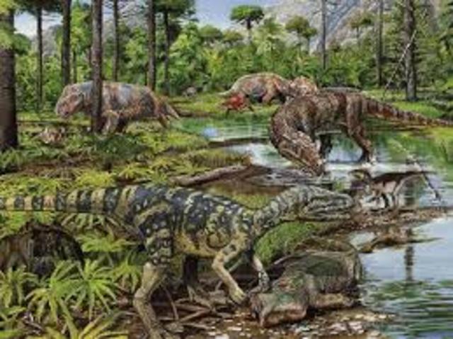 Triassic 250 MYA-200 MYA