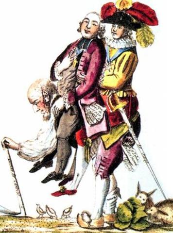 feudalism is ended, divisions between estates ended