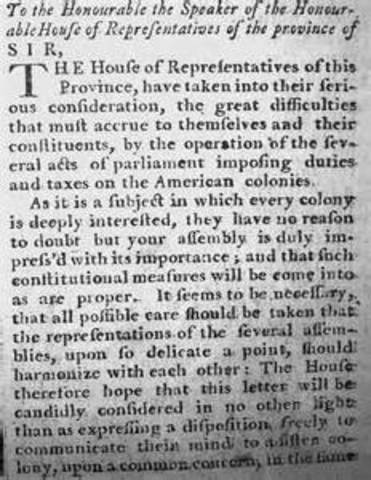 Massachusetts “circular letter”